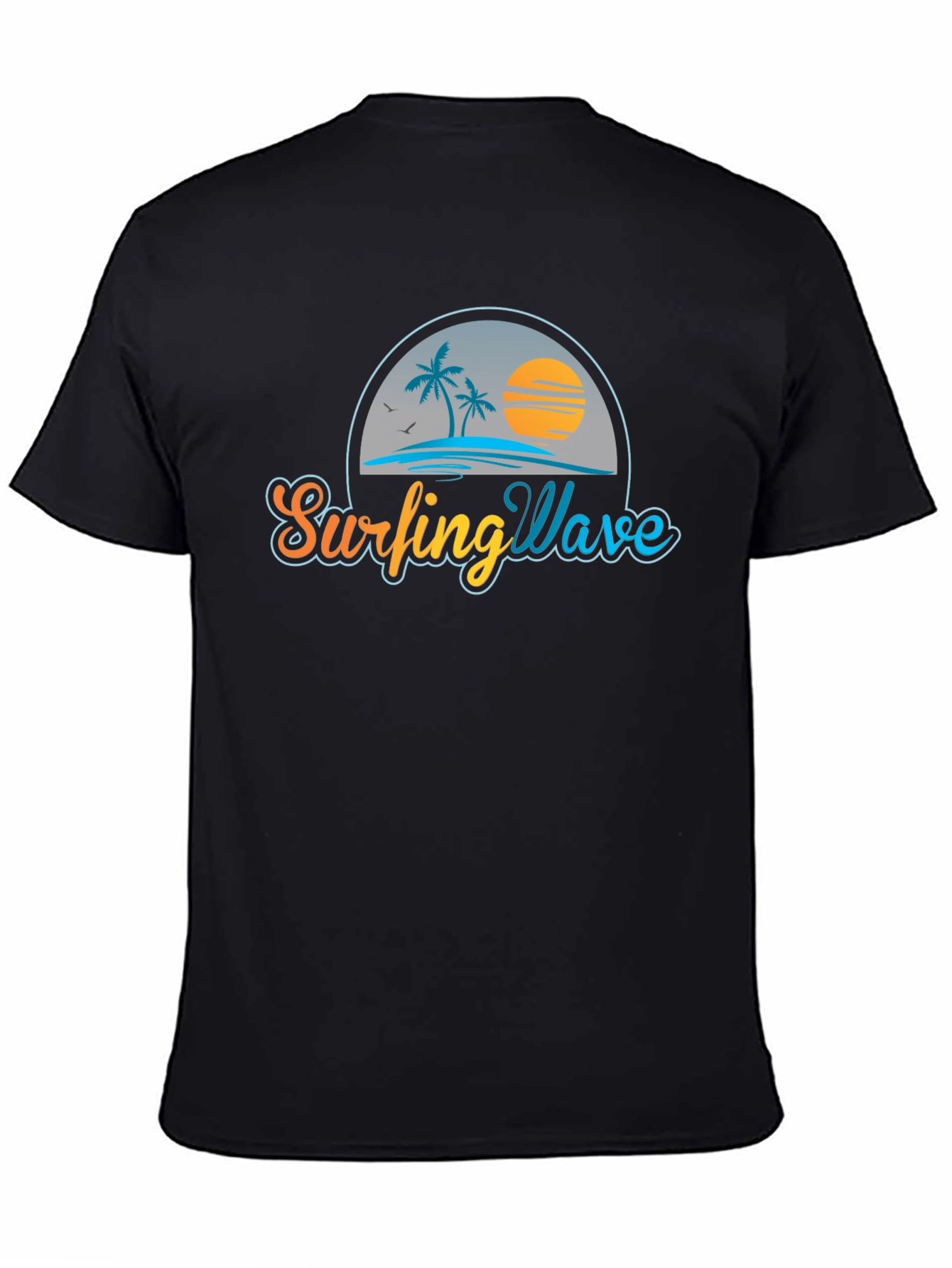 Surfing Wave Graphic Tee - Island Vibes