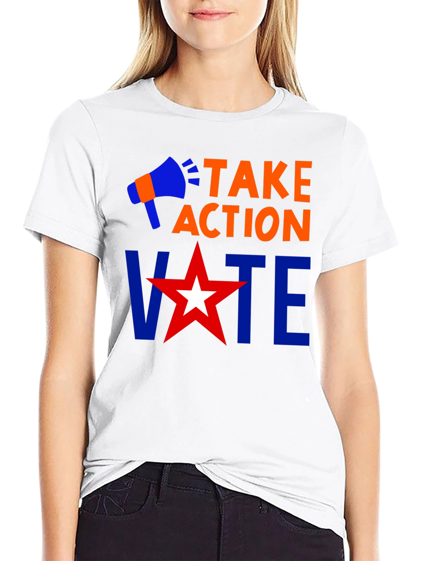 Take Action Vote T-Shirt - Political Awareness Tee