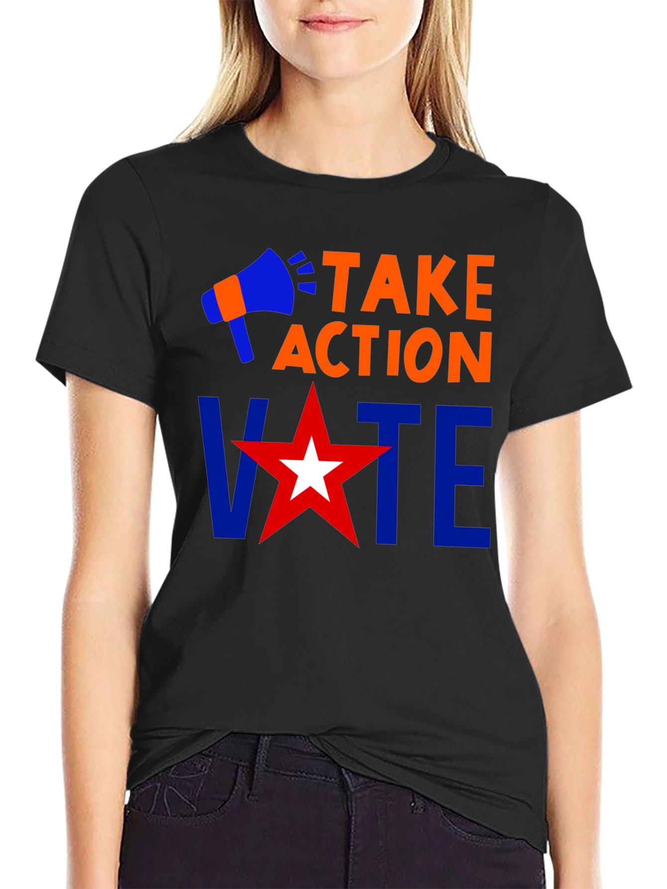 Take Action Vote T-Shirt - Political Awareness Tee