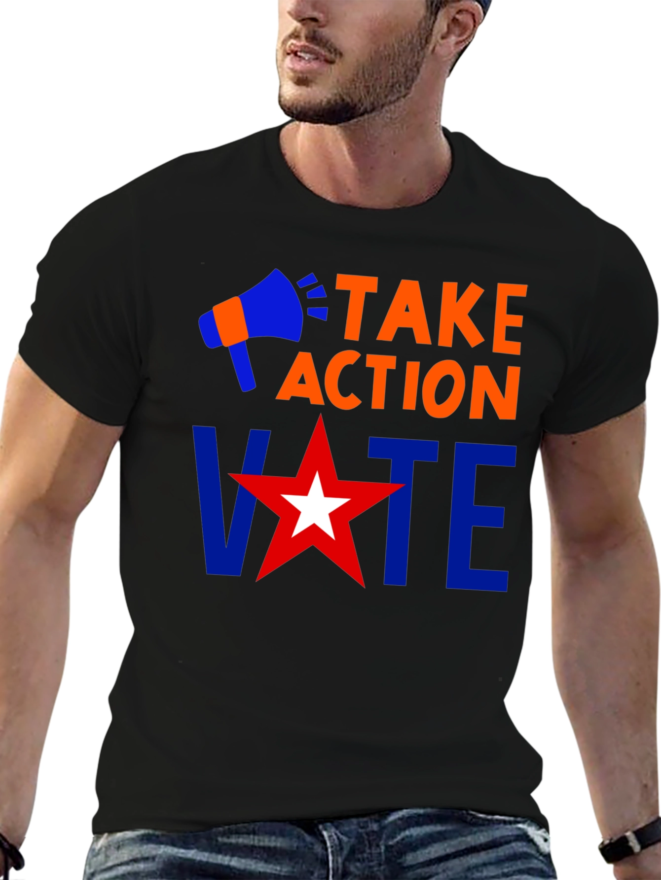 Take Action Vote T-Shirt - Political Awareness Tee