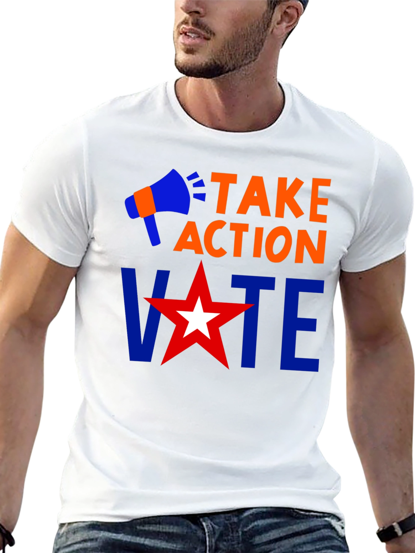 Take Action Vote T-Shirt - Political Awareness Tee