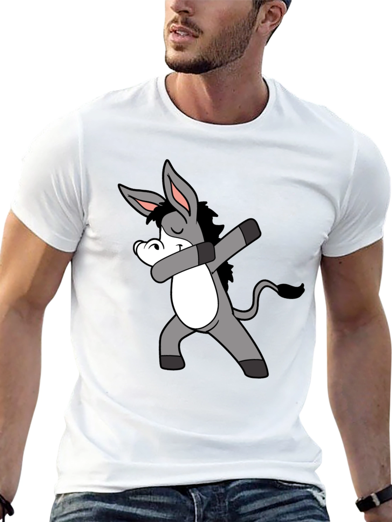 Dabbing Donkey Graphic Tee - Fun & Unique!