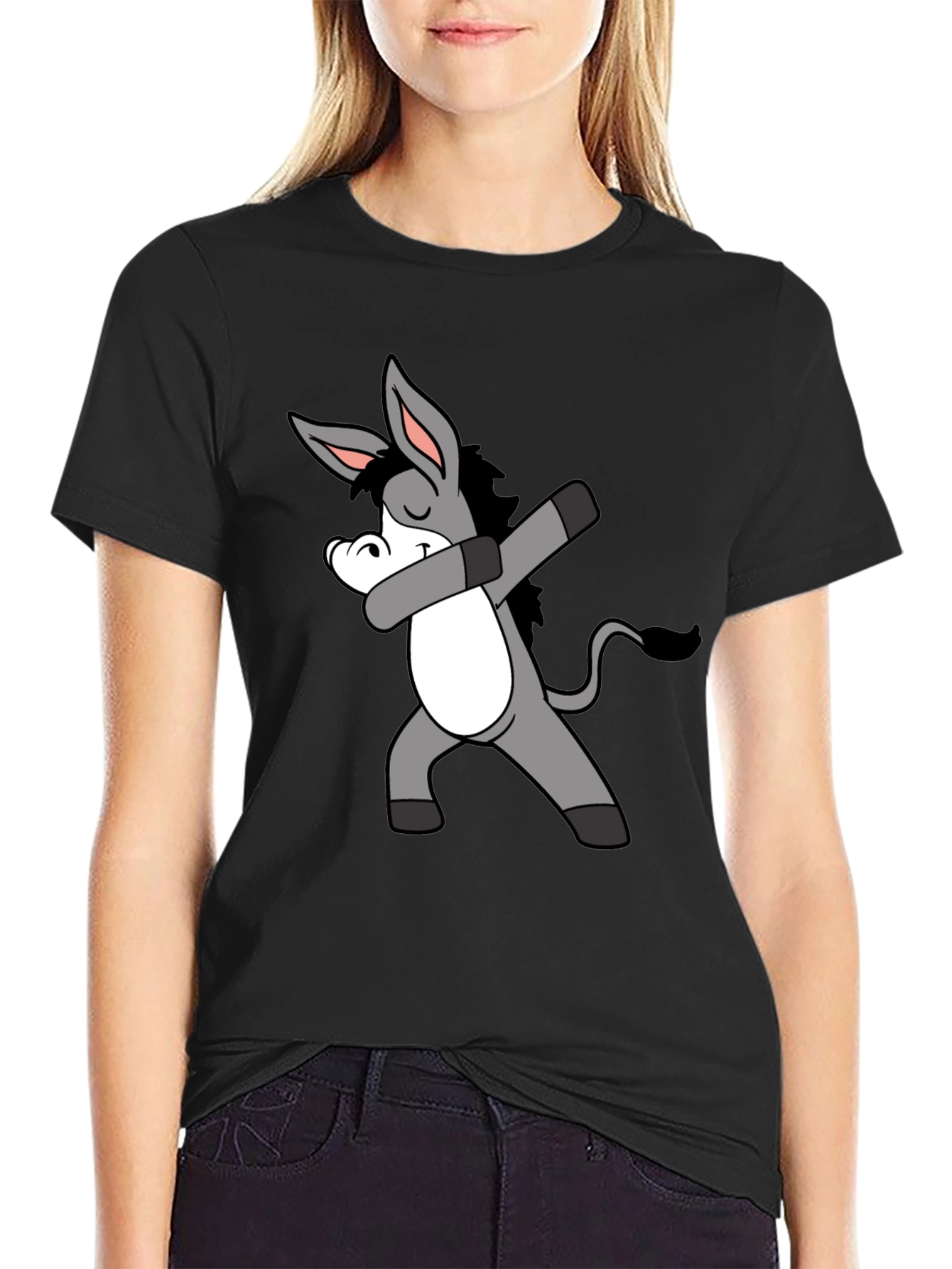 Dabbing Donkey Graphic Tee - Fun & Unique!