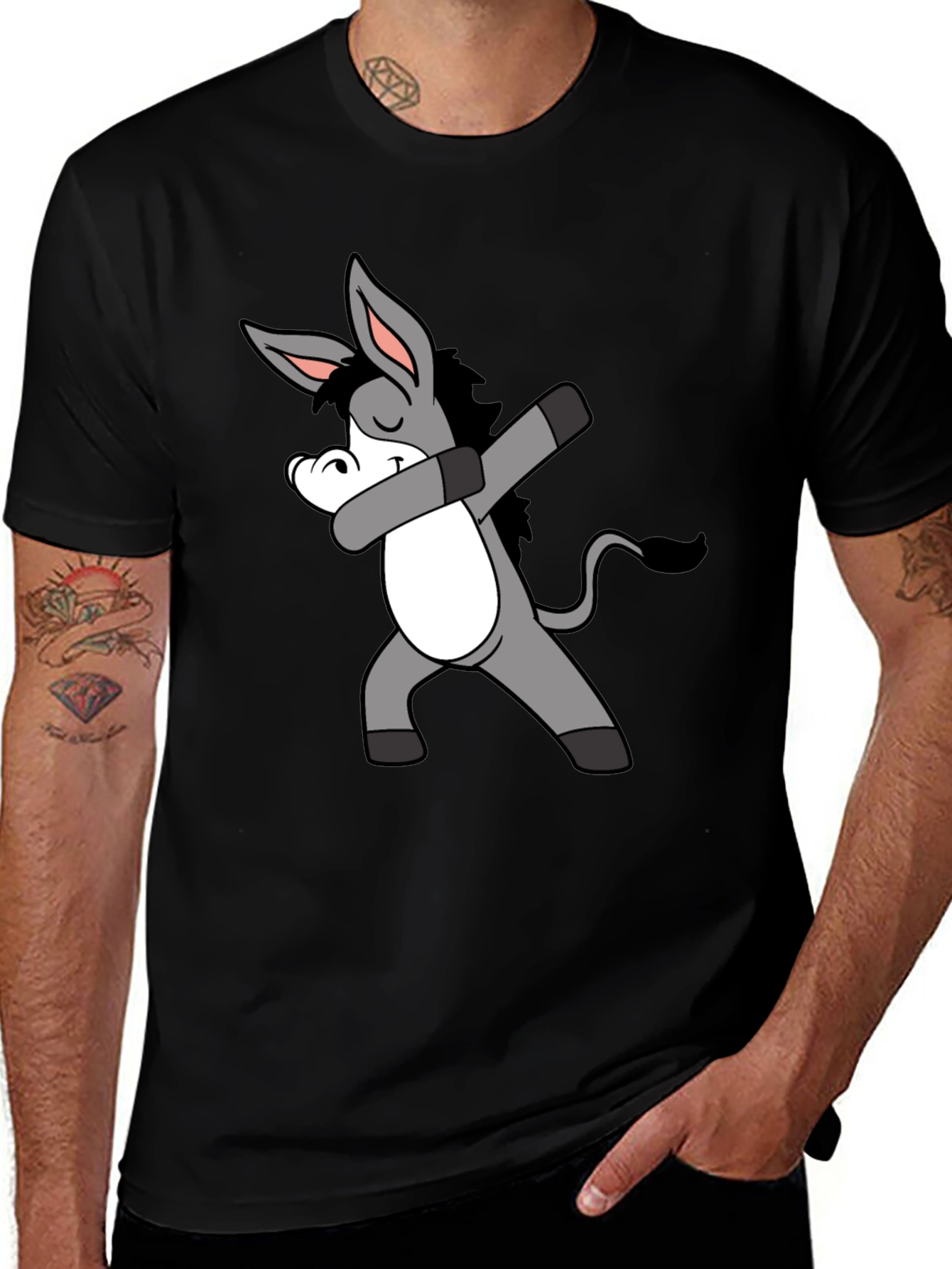 Dabbing Donkey Graphic Tee - Fun & Unique!