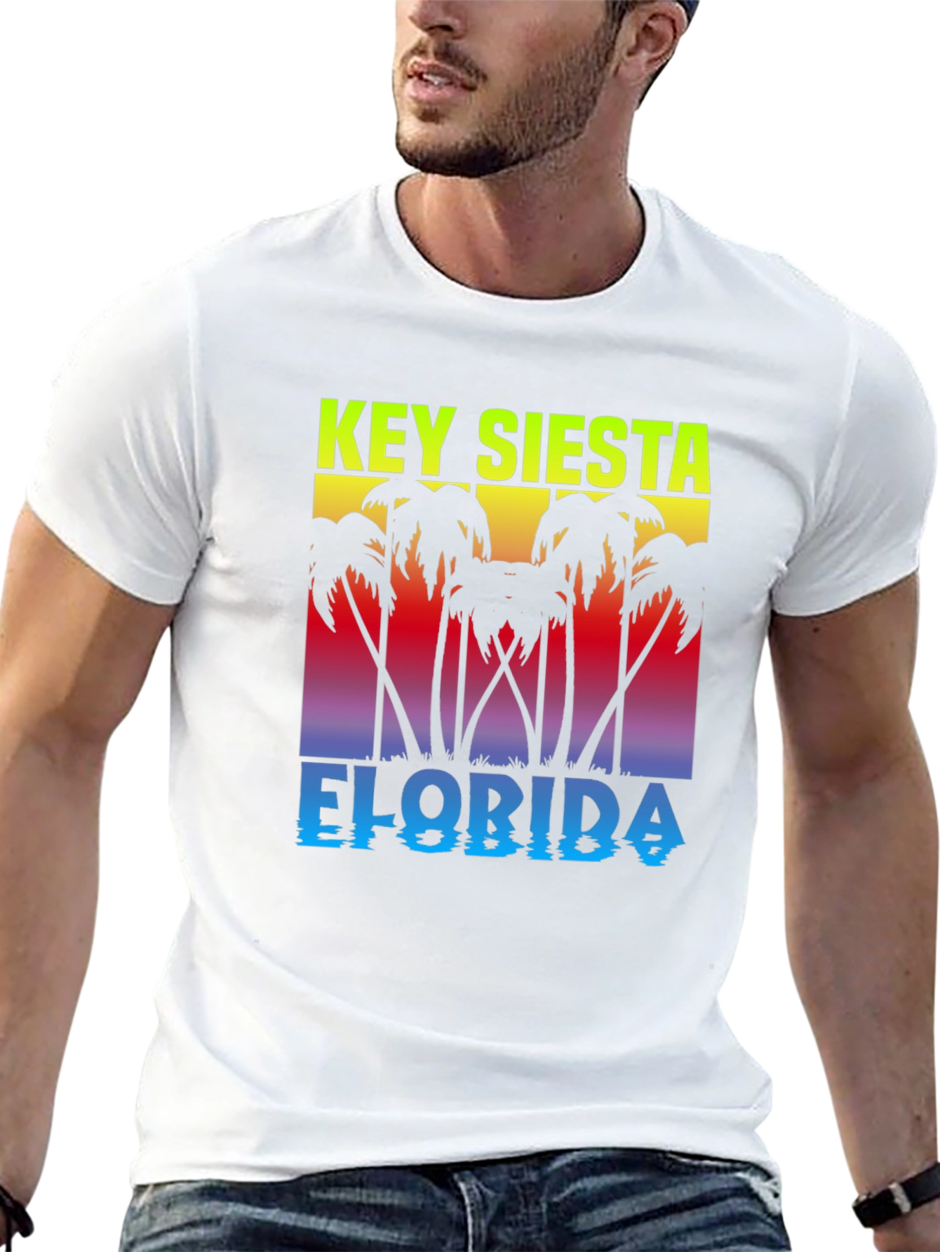 Key Siesta Florida Black T-Shirt