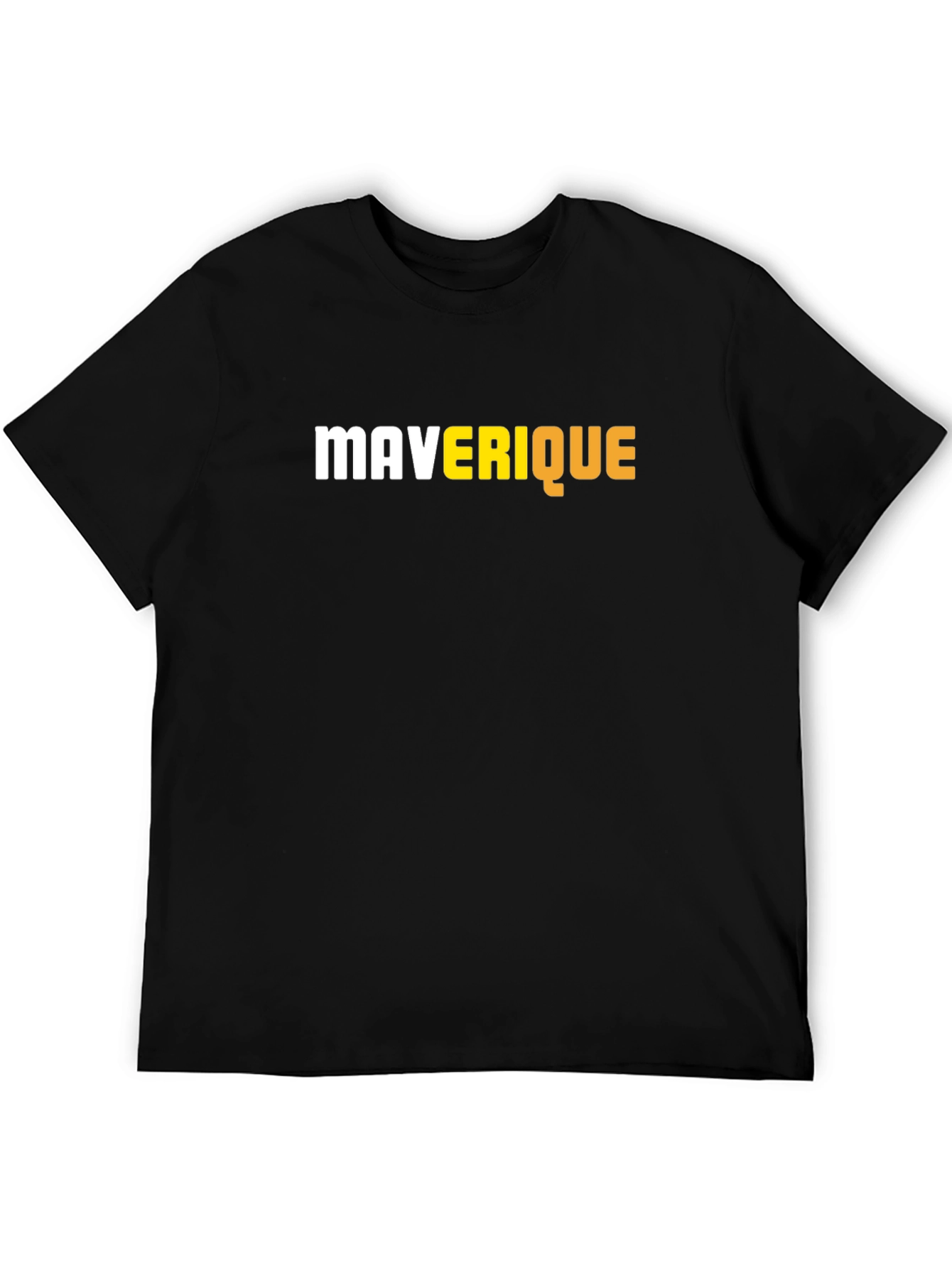 Maverique Graphic Tee - Stylish Black T-Shirt