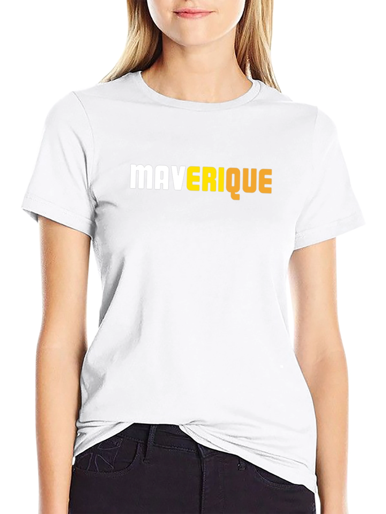 Maverique Graphic Tee - Stylish Black T-Shirt