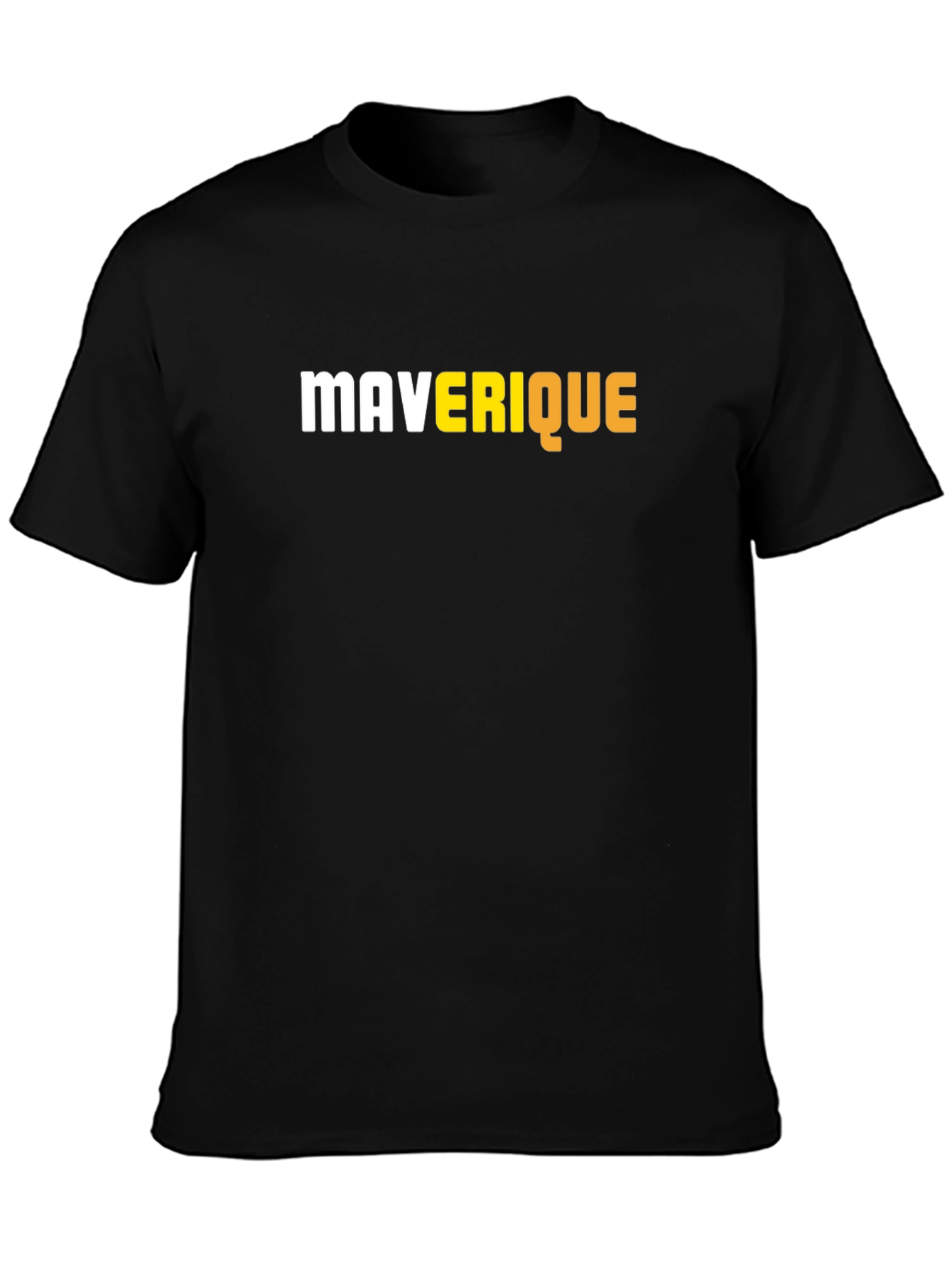Maverique Graphic Tee - Stylish Black T-Shirt