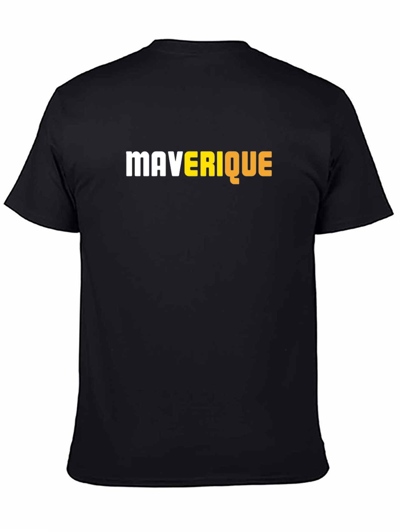 Maverique Graphic Tee - Stylish Black T-Shirt