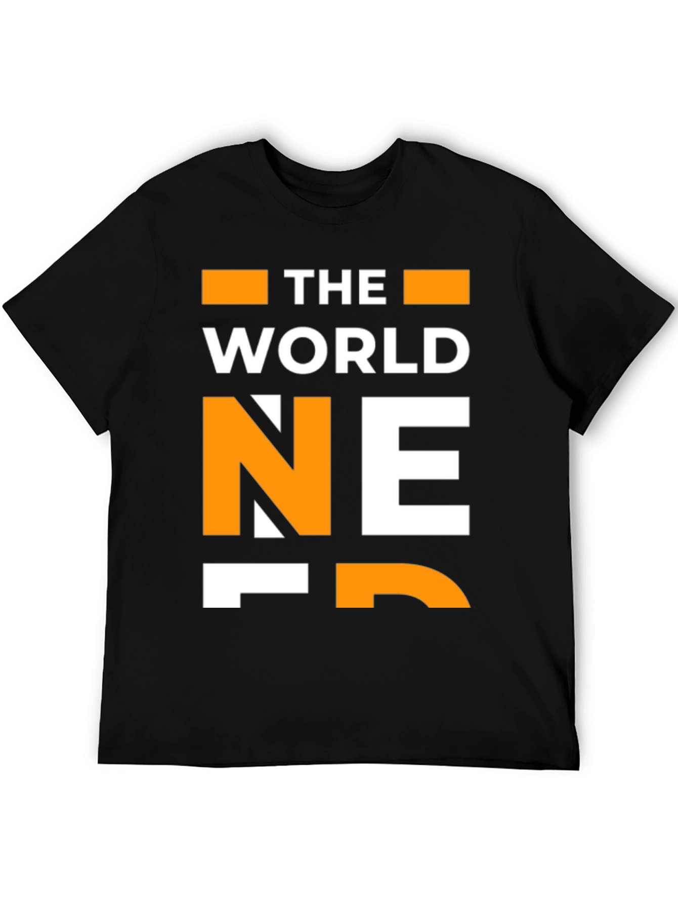 The World Needs Nerds Black Graphic Tee