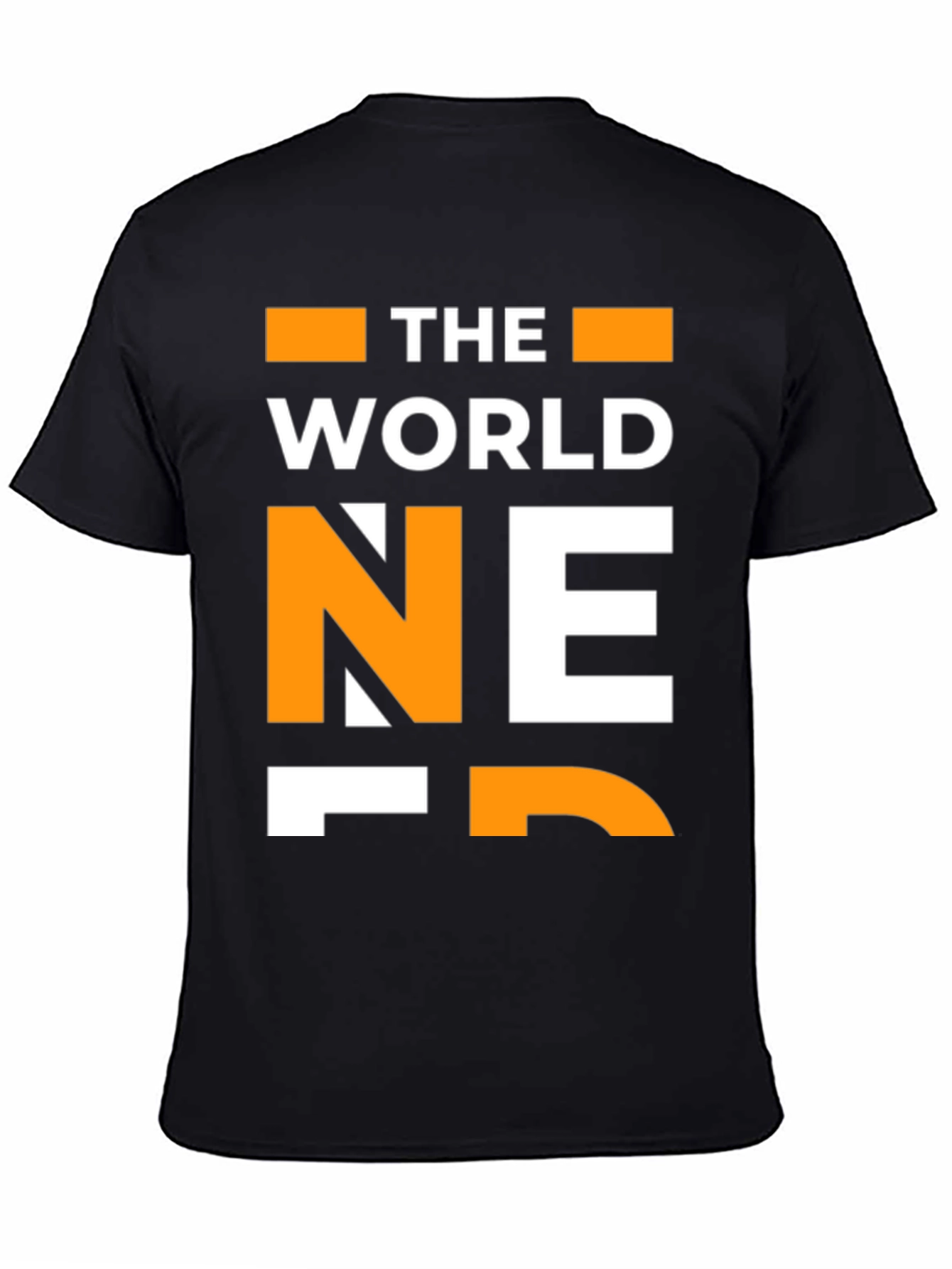 The World Needs Nerds Black Graphic Tee