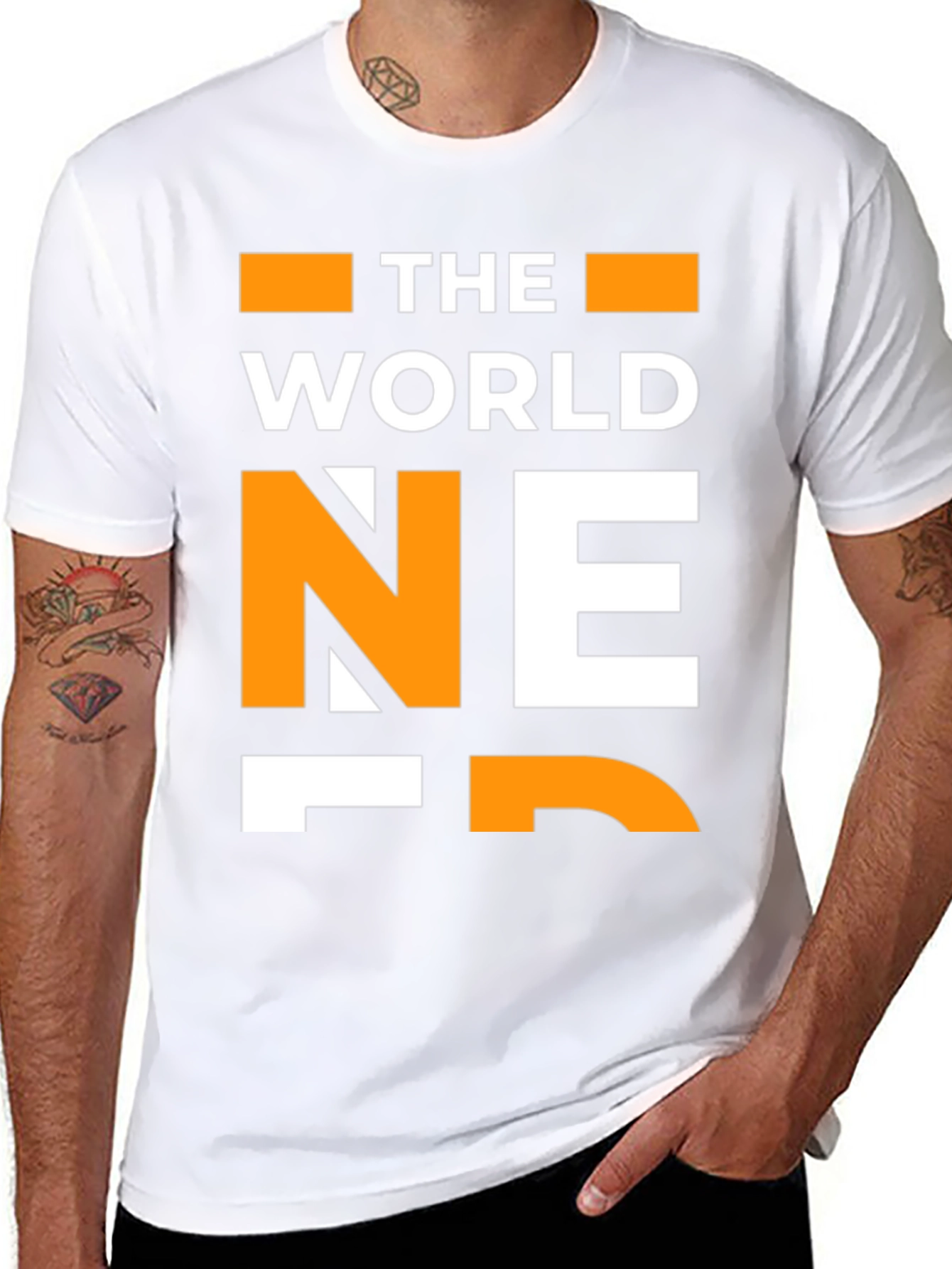 The World Needs Nerds Black Graphic Tee