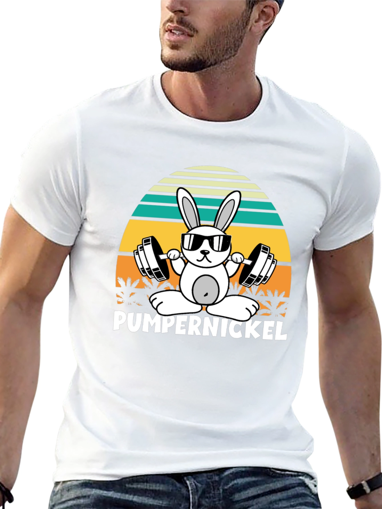 Pumpernickel Bunny Workout T-Shirt