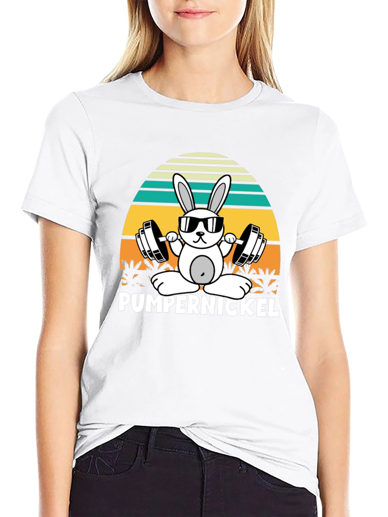 Pumpernickel Bunny Workout T-Shirt