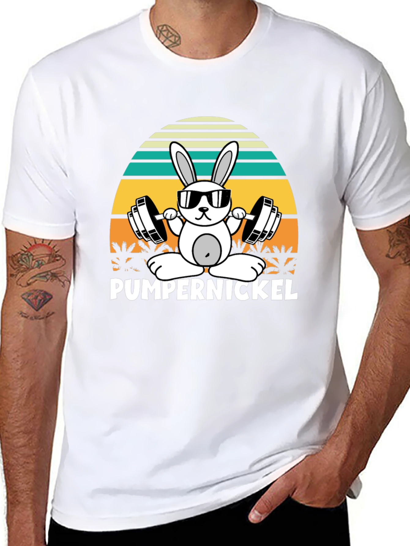 Pumpernickel Bunny Workout T-Shirt