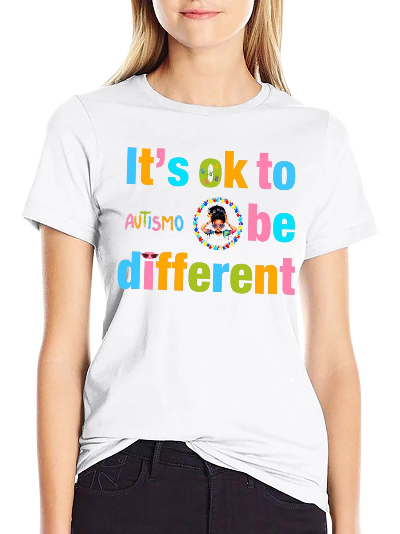 Autism Awareness T-Shirt - Its OK to be Different