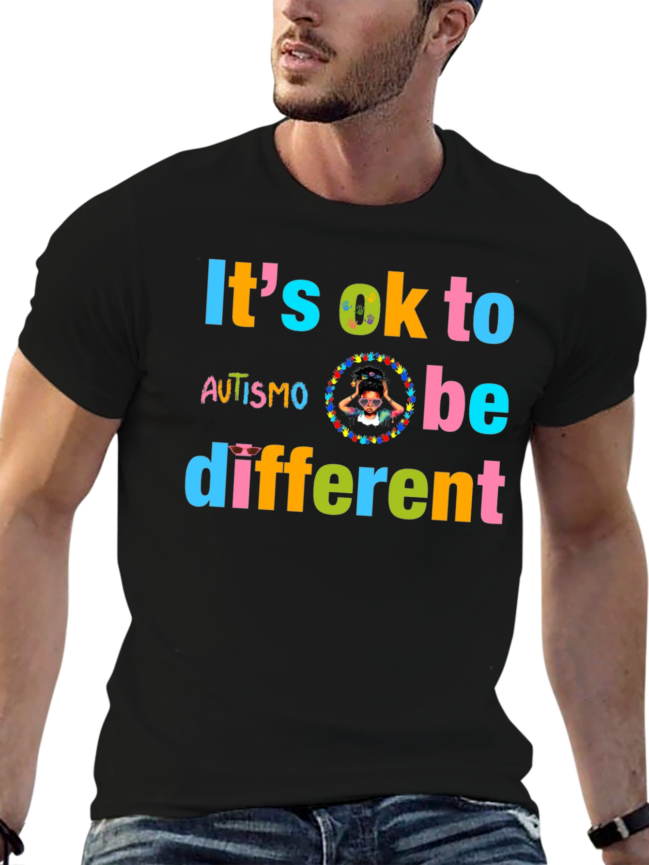 Autism Awareness T-Shirt - Its OK to be Different
