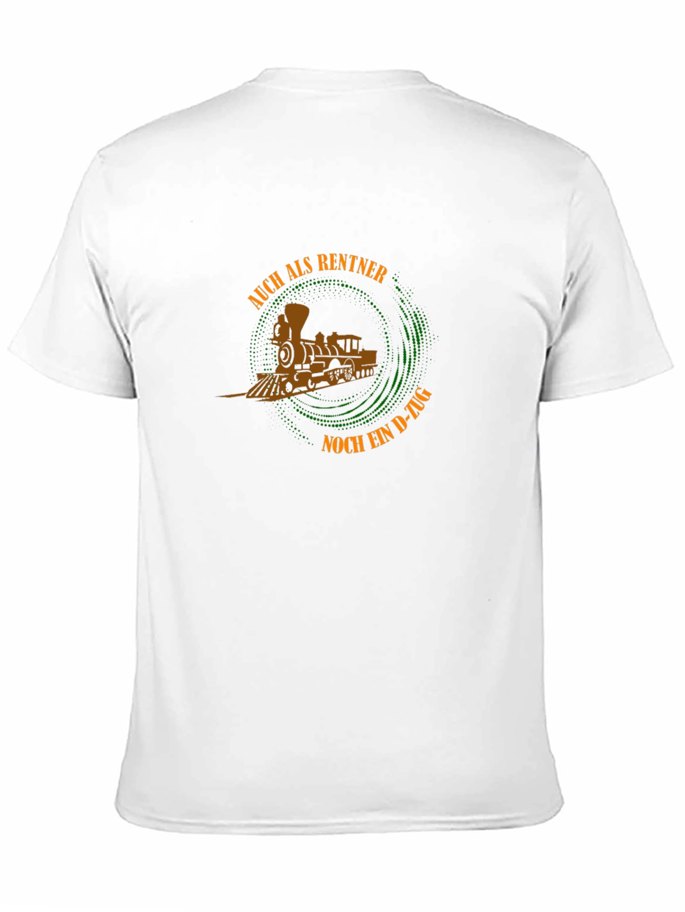 Retirement Train Black Graphic T-Shirt