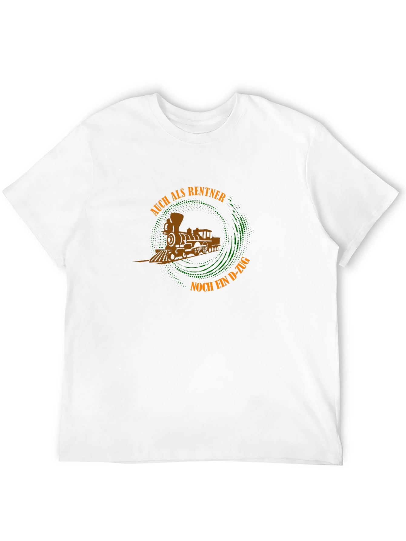 Retirement Train Black Graphic T-Shirt