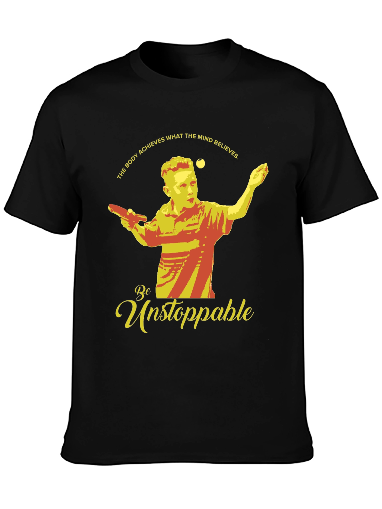 Unstoppable Table Tennis Player Graphic Tee