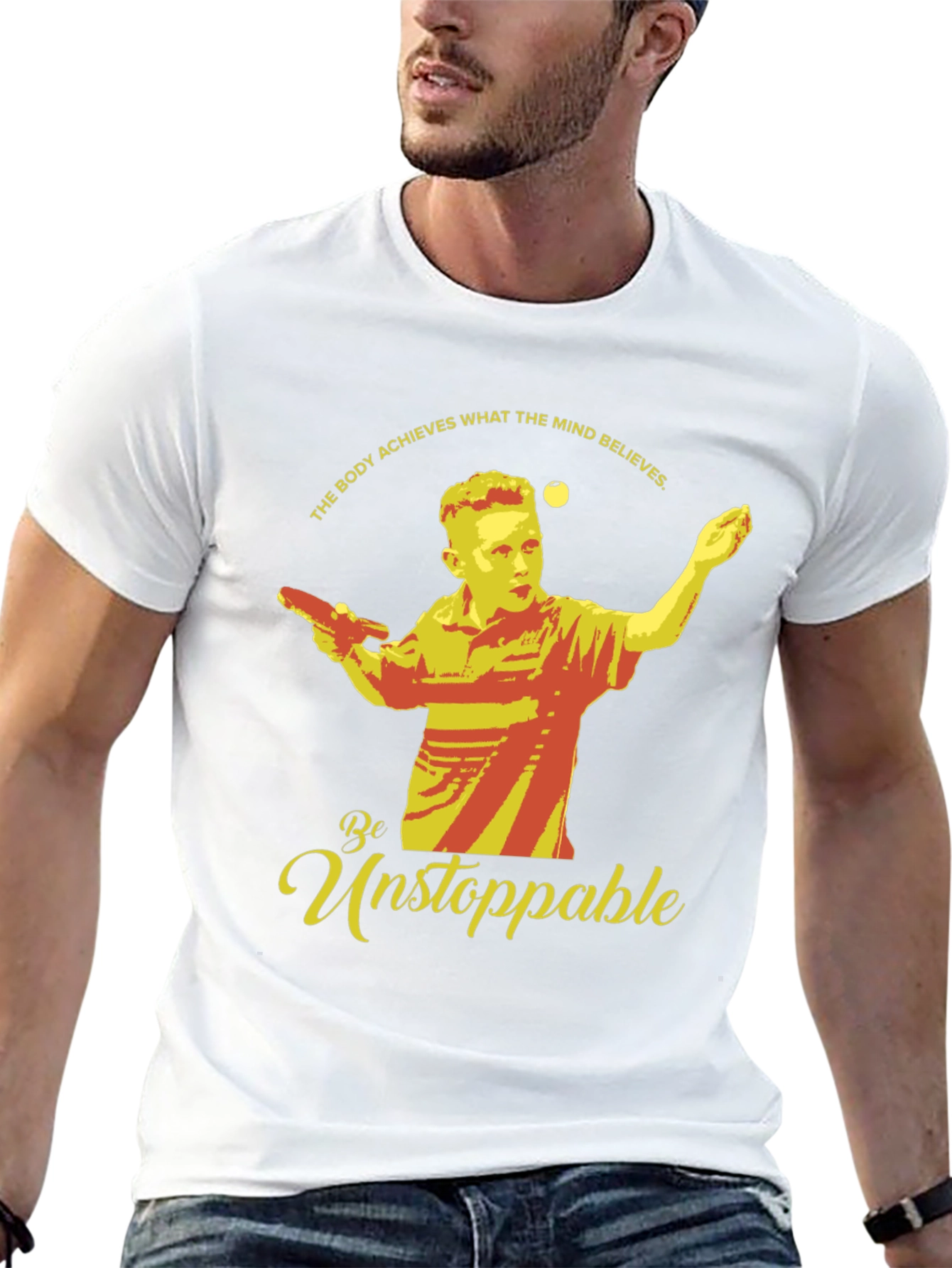 Unstoppable Table Tennis Player Graphic Tee