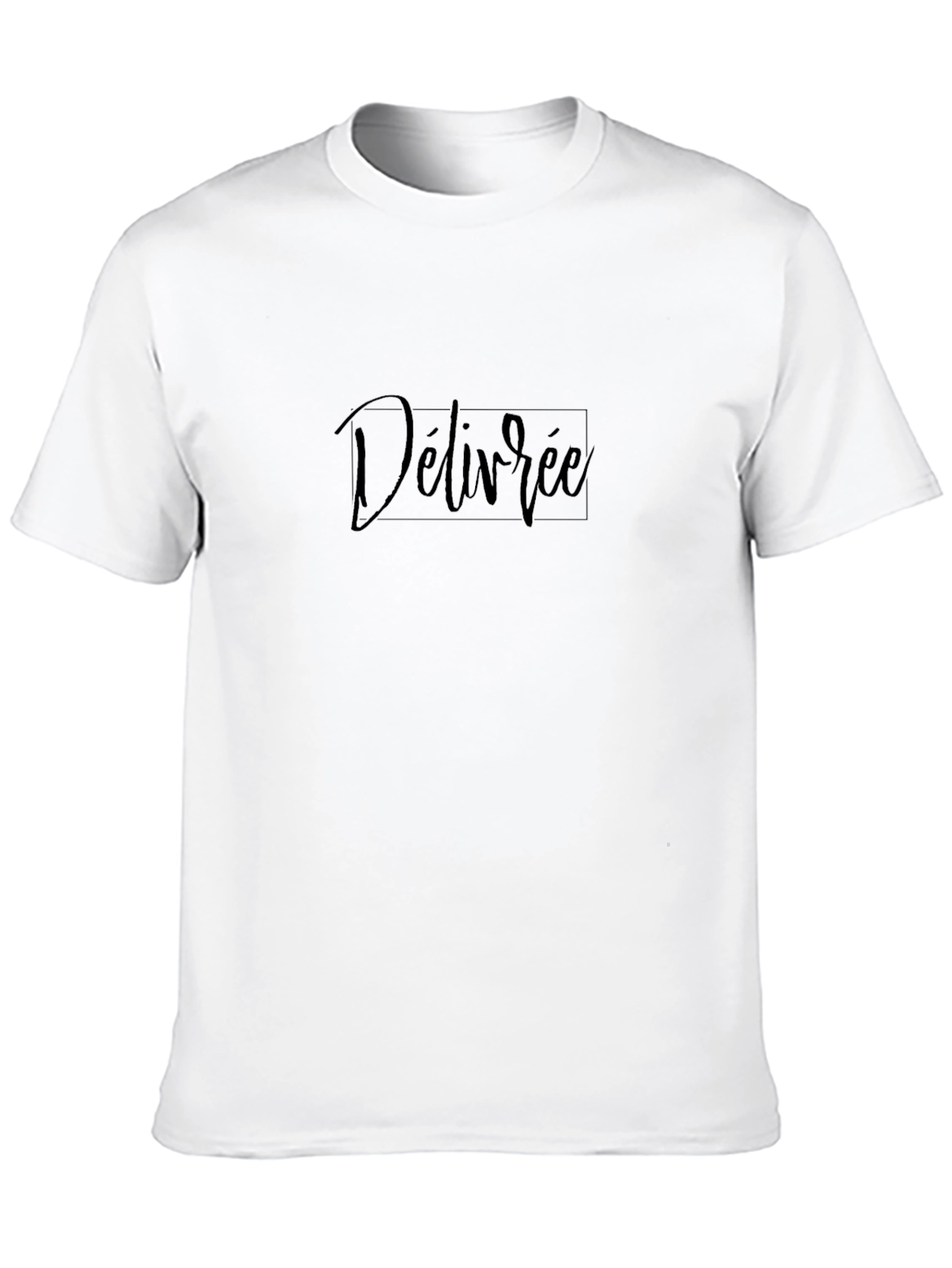 Delivree Graphic Black T-Shirt