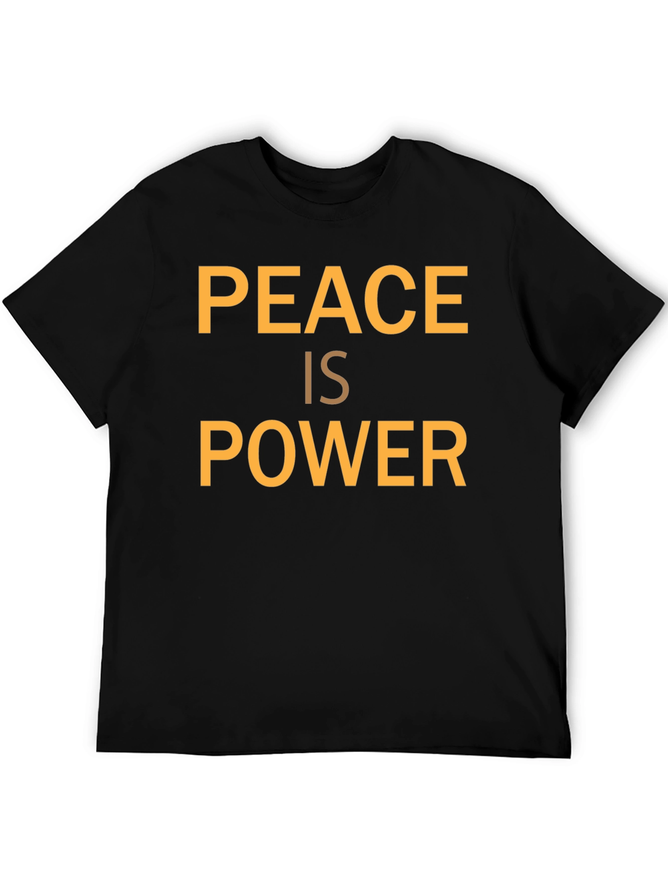 Peace Is Power Graphic Tee - Stylish Statement Shirt