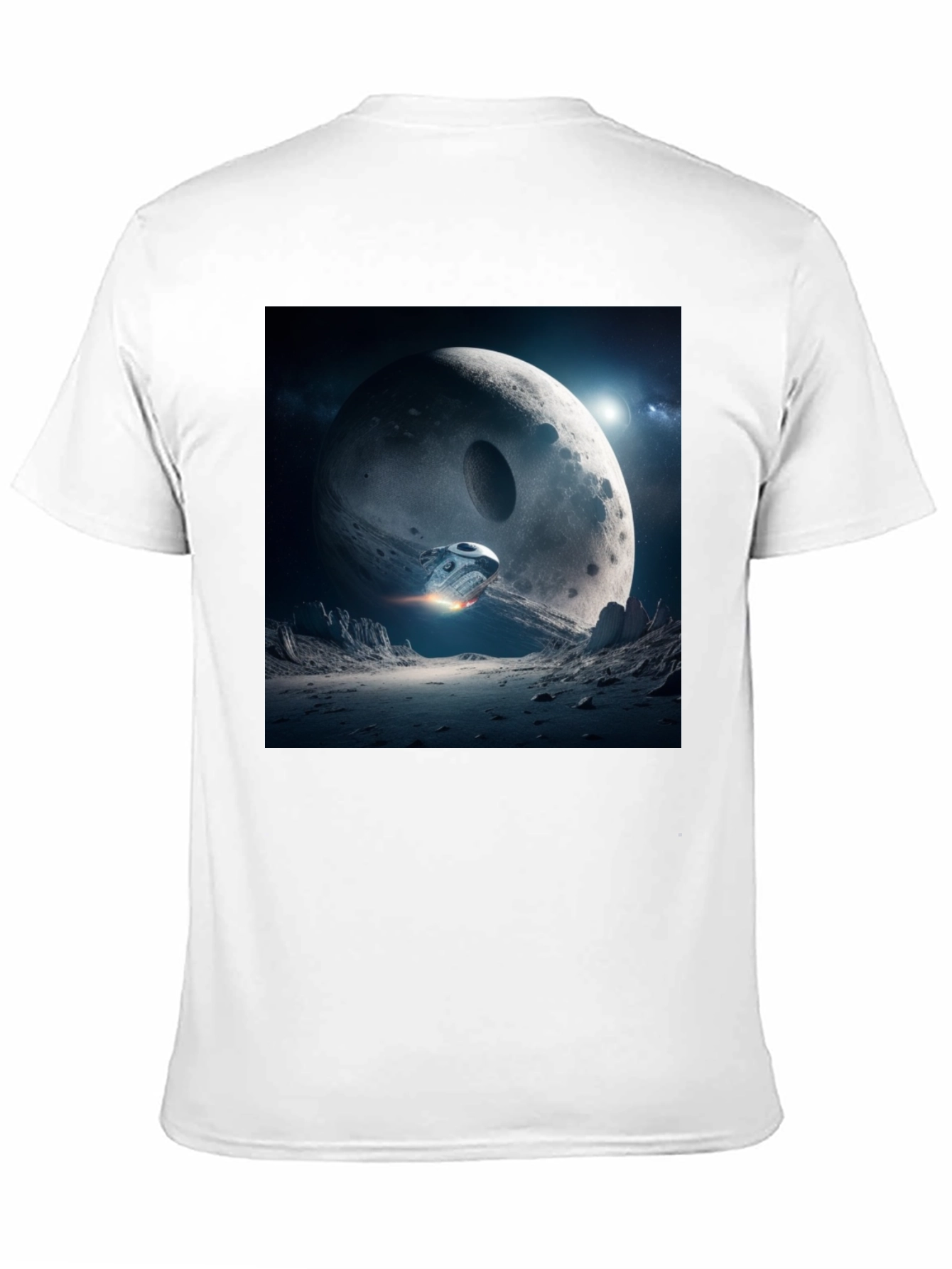 Sci-Fi Moon Landing Graphic Tee