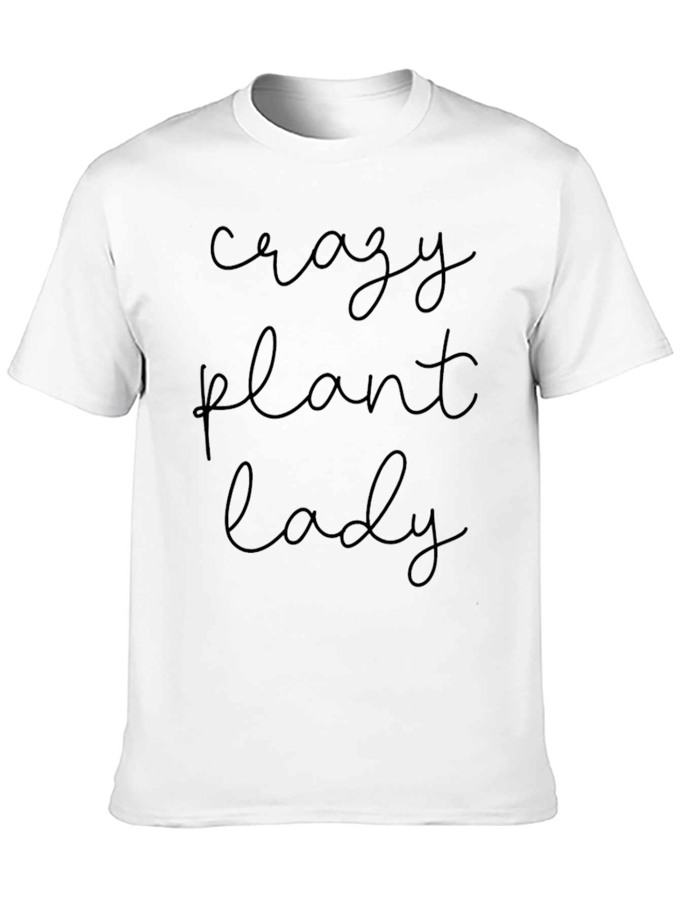 Crazy Plant Lady Black Graphic Tee