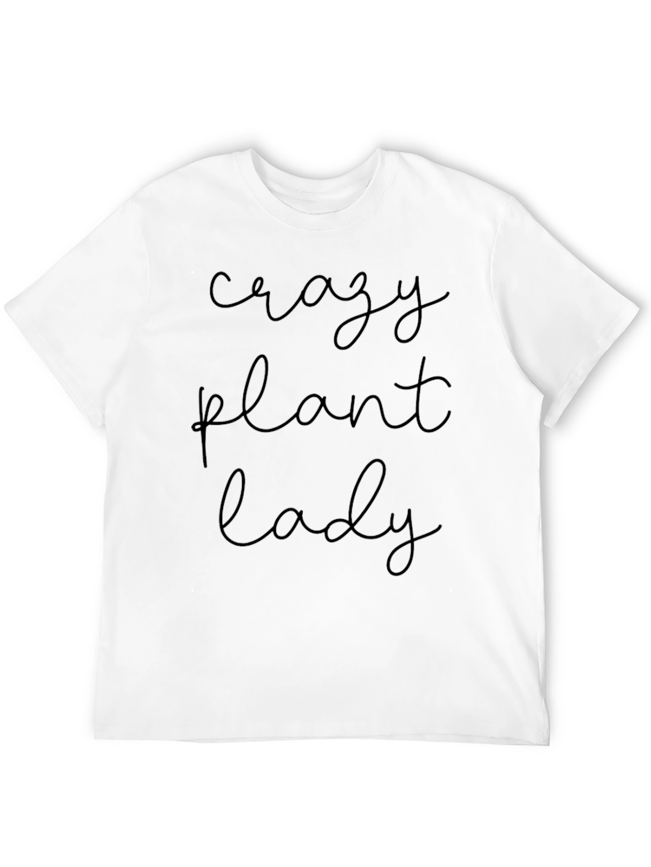 Crazy Plant Lady Black Graphic Tee