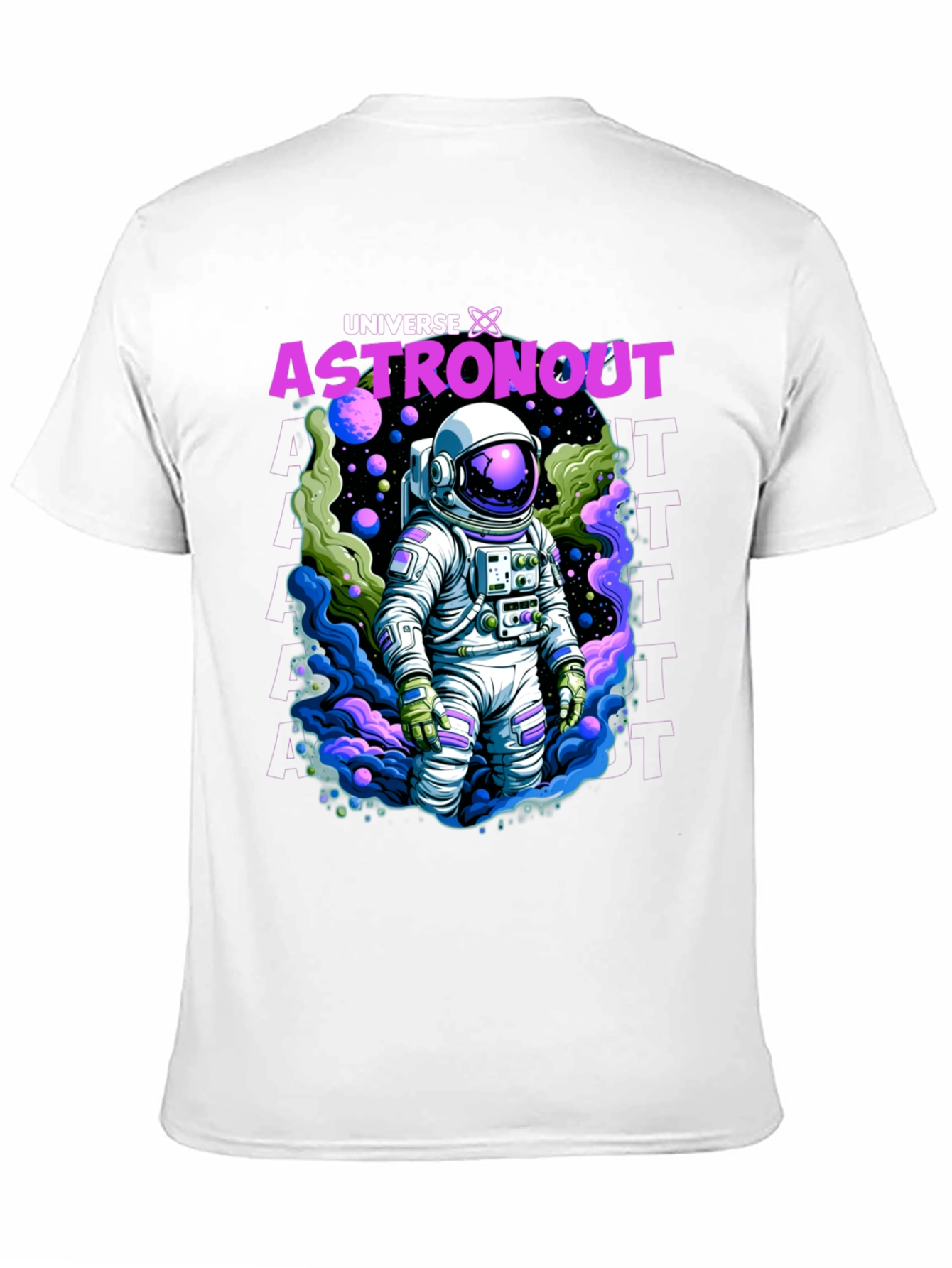 Universe Astronaut Graphic T-Shirt