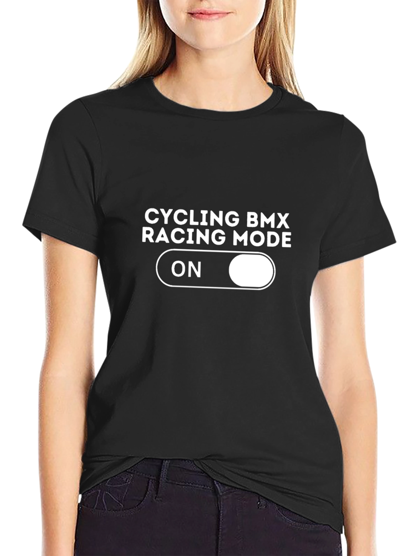 Cycling BMX Racing Mode On T-Shirt