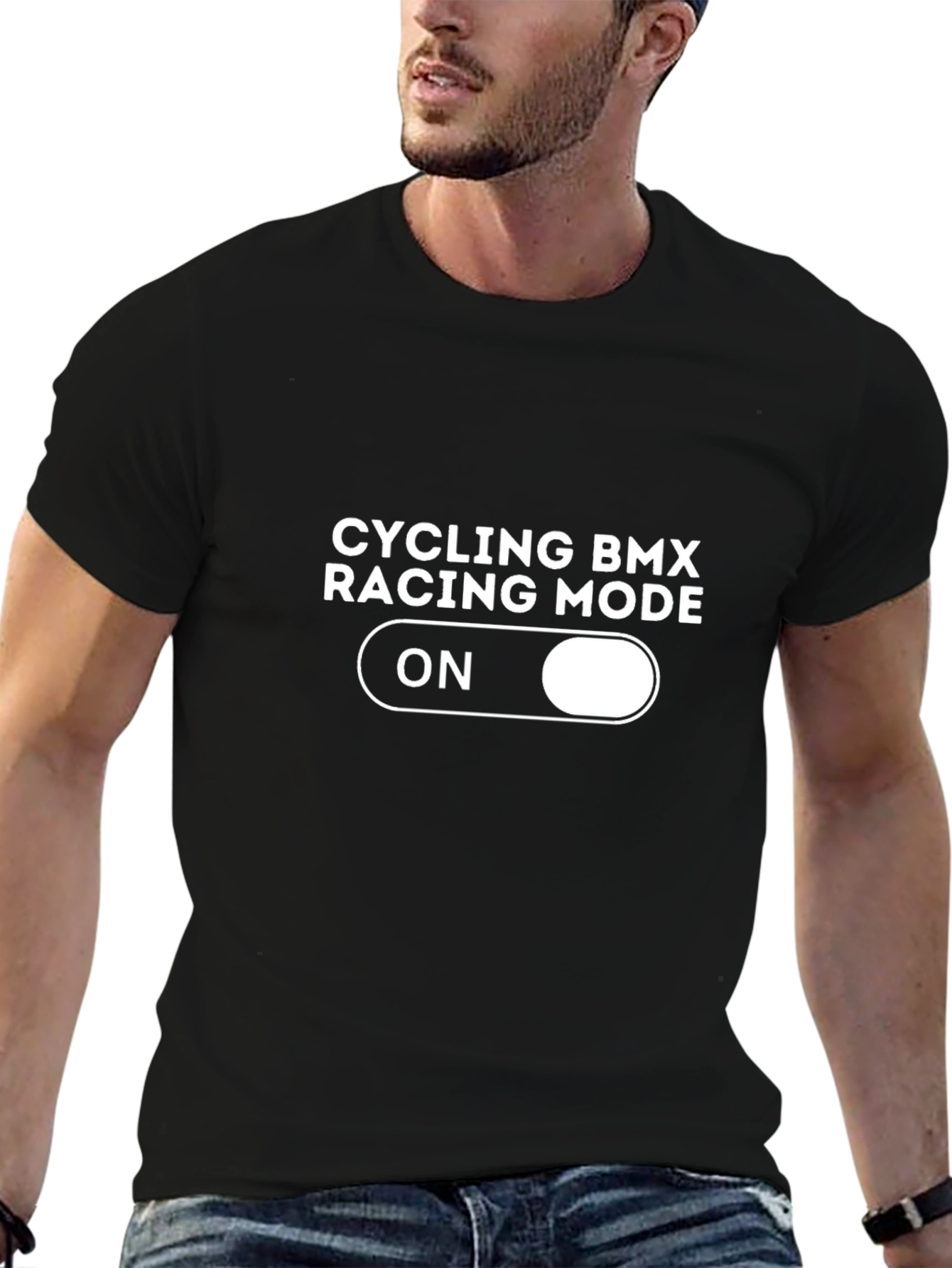 Cycling BMX Racing Mode On T-Shirt