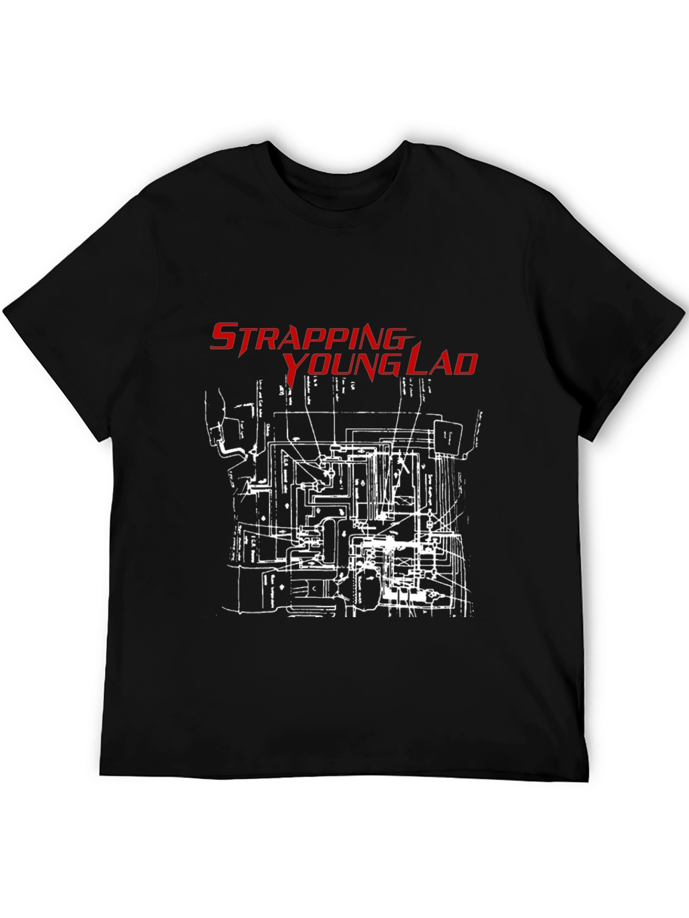 Strapping Young Lad Graphic T-Shirt - Black