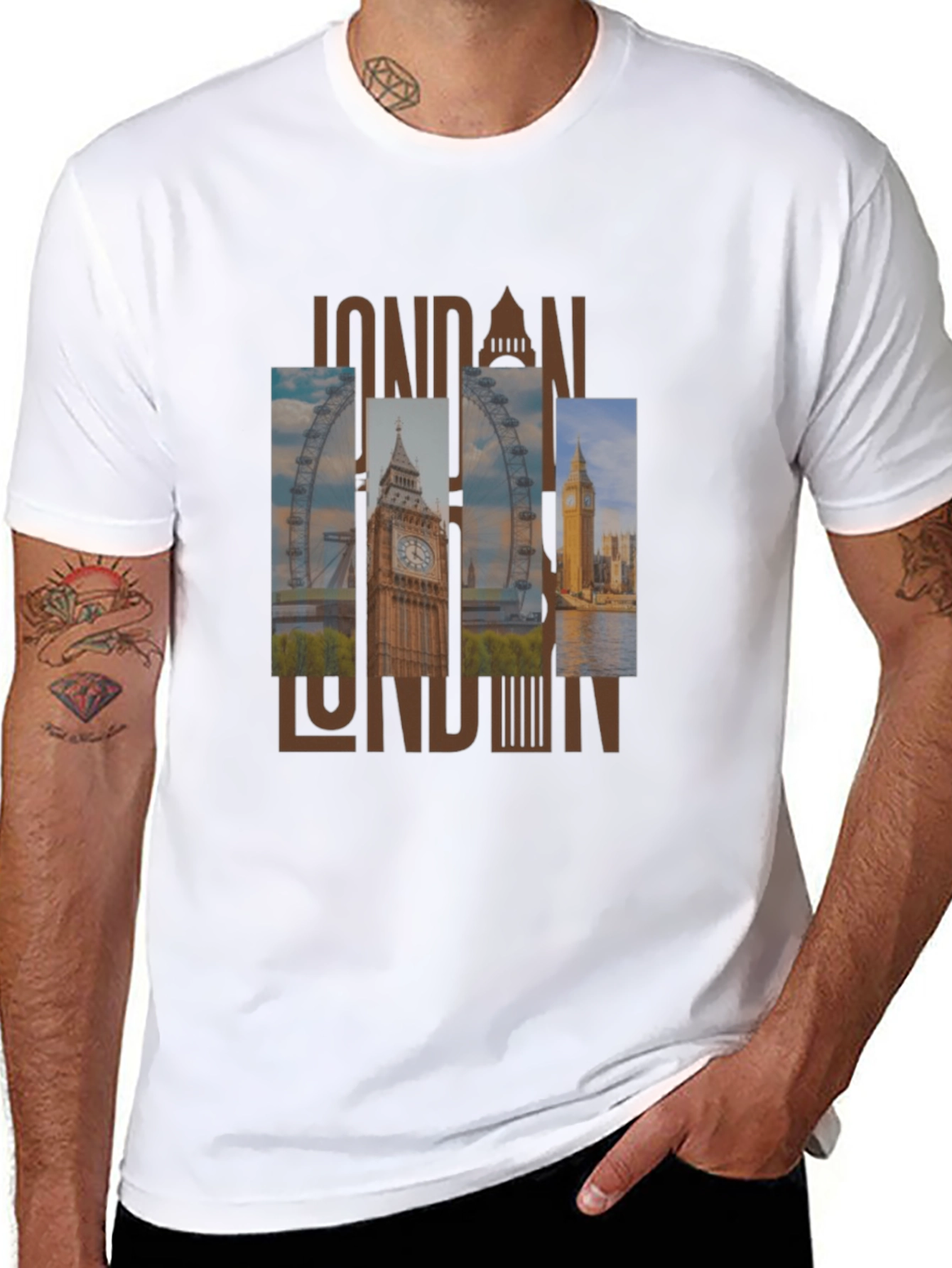 London Landmarks Graphic Tee
