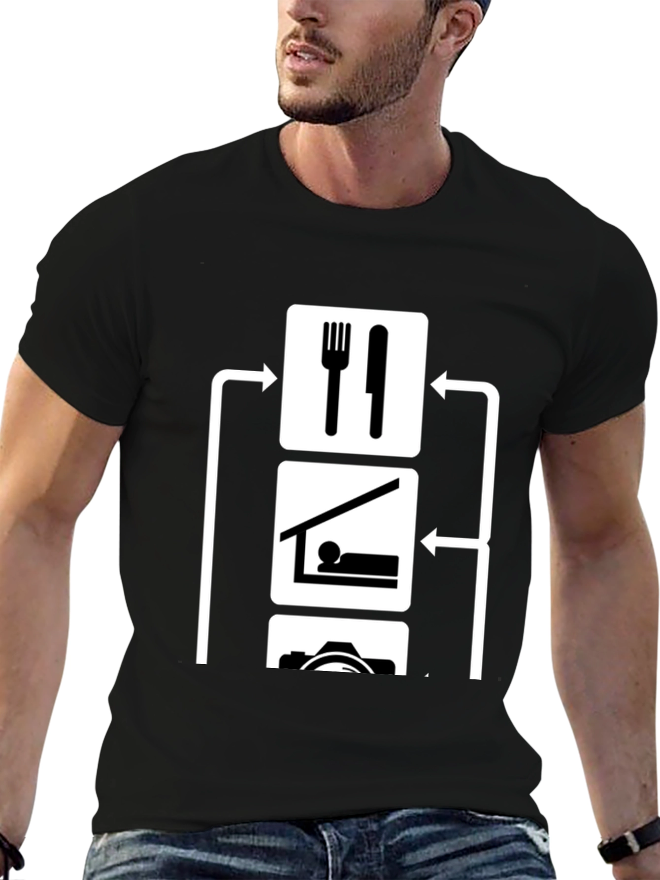 Eat Sleep Photograph T-Shirt