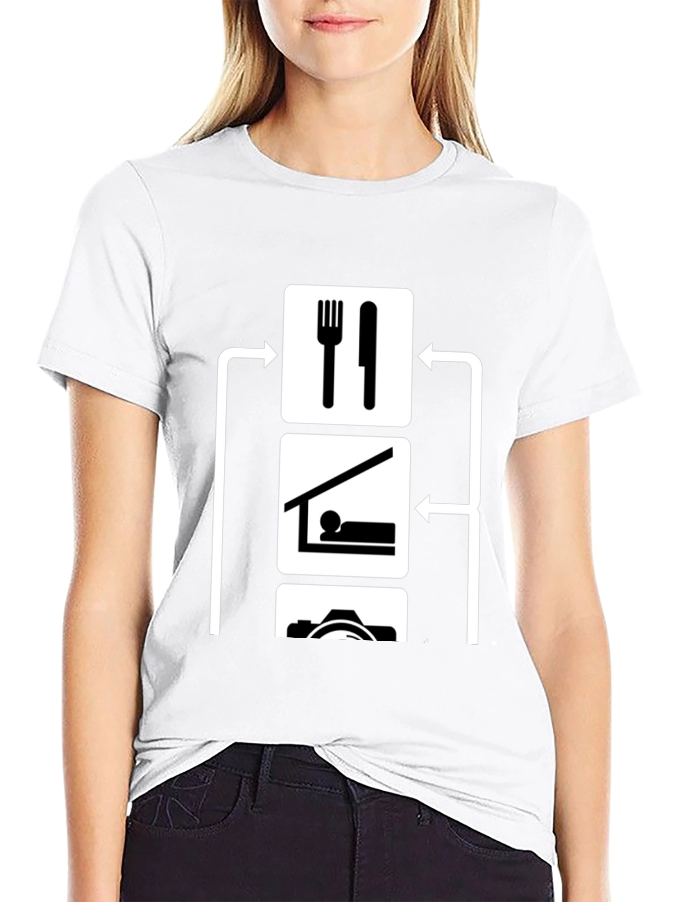 Eat Sleep Photograph T-Shirt