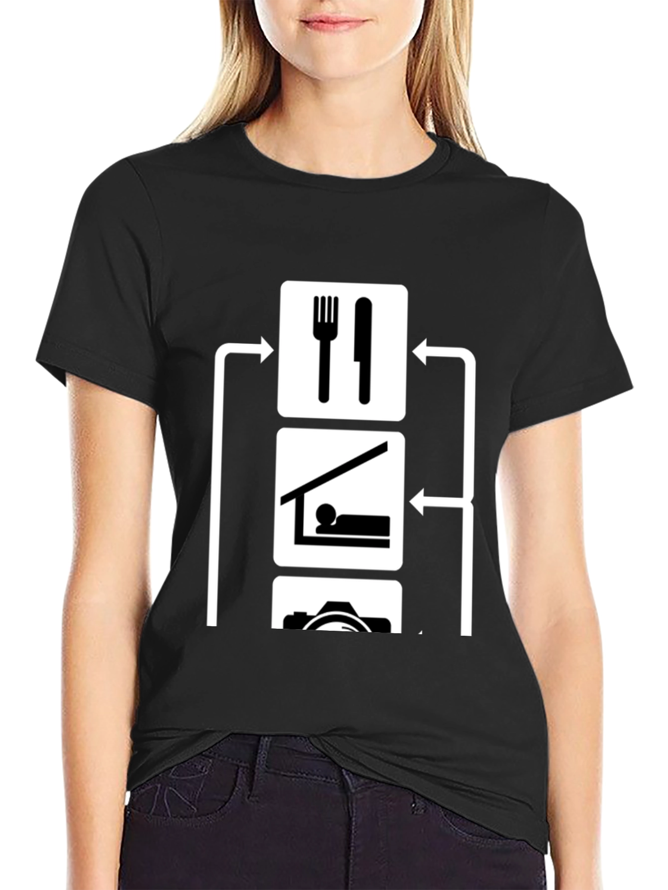 Eat Sleep Photograph T-Shirt