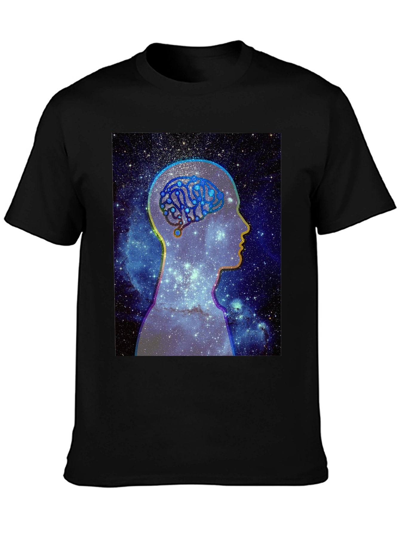 Cosmic Brain T-Shirt - Unisex Black Tee