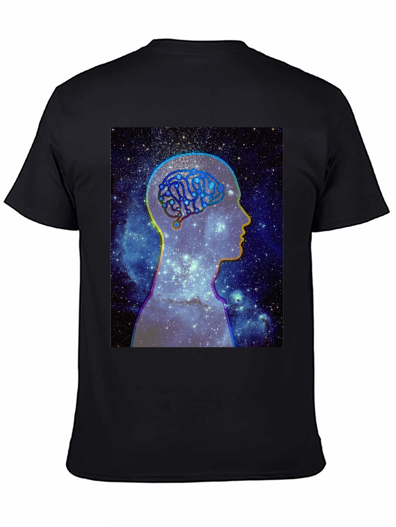 Cosmic Brain T-Shirt - Unisex Black Tee