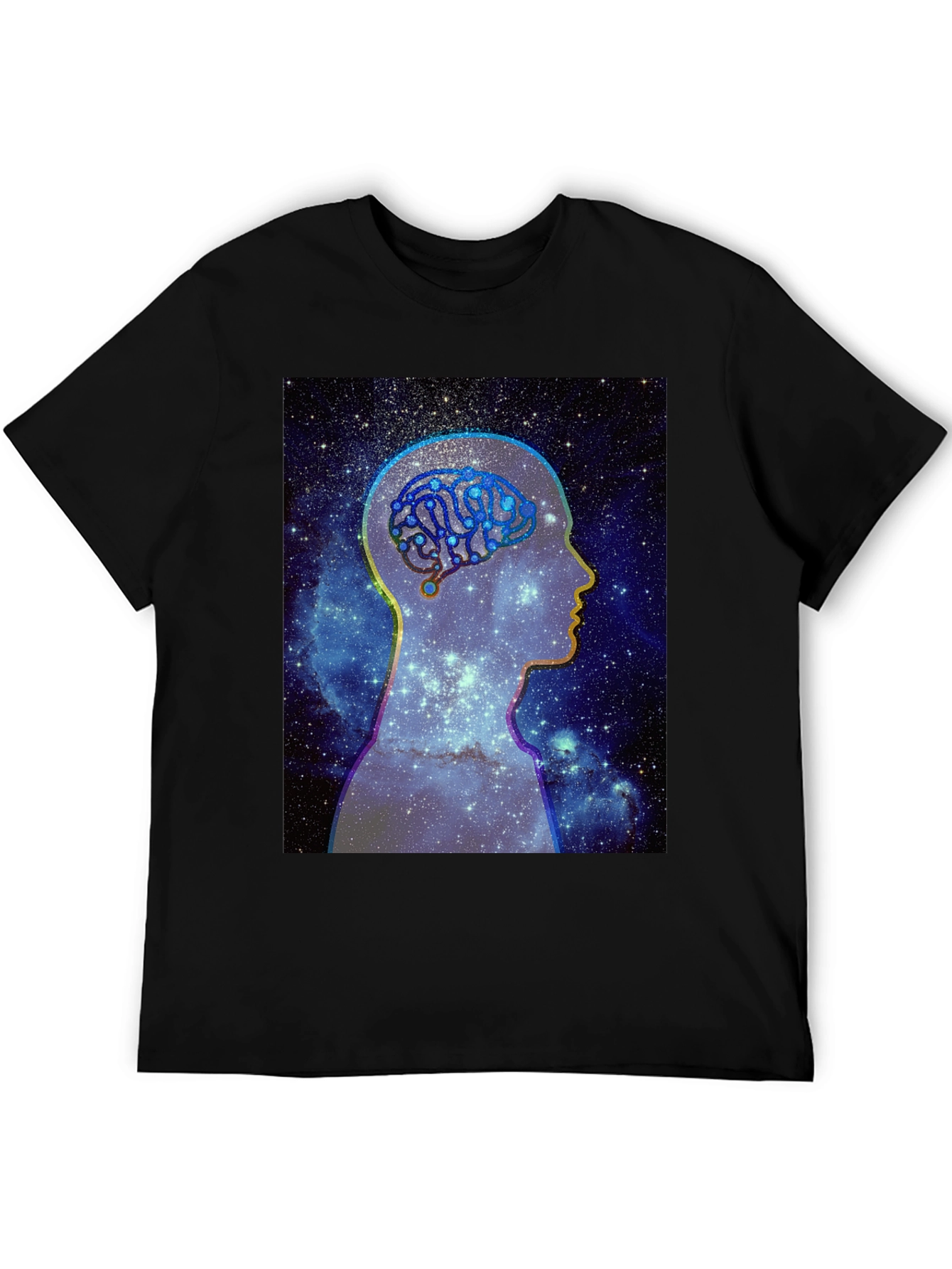 Cosmic Brain T-Shirt - Unisex Black Tee