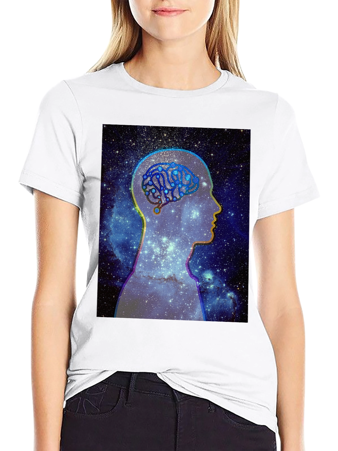 Cosmic Brain T-Shirt - Unisex Black Tee