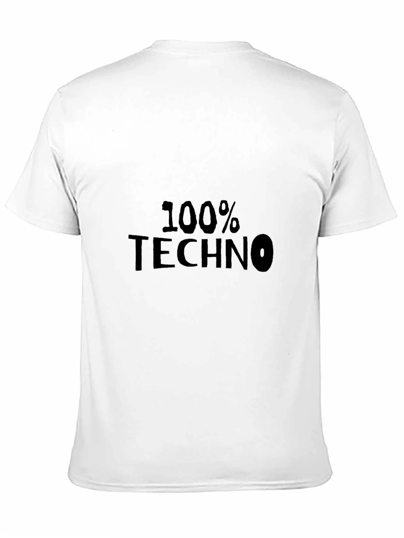 100% Techno Black Graphic Tee