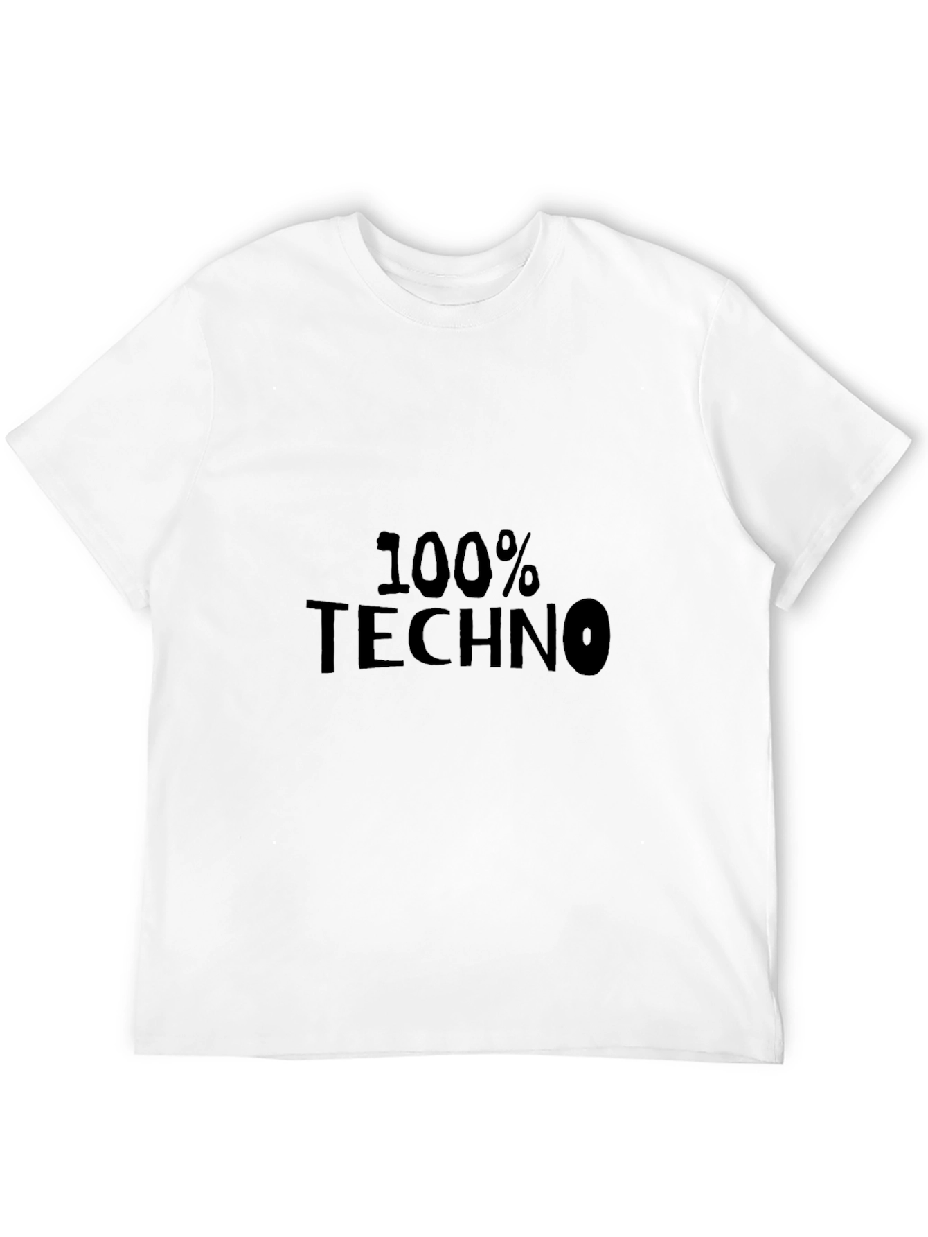 100% Techno Black Graphic Tee