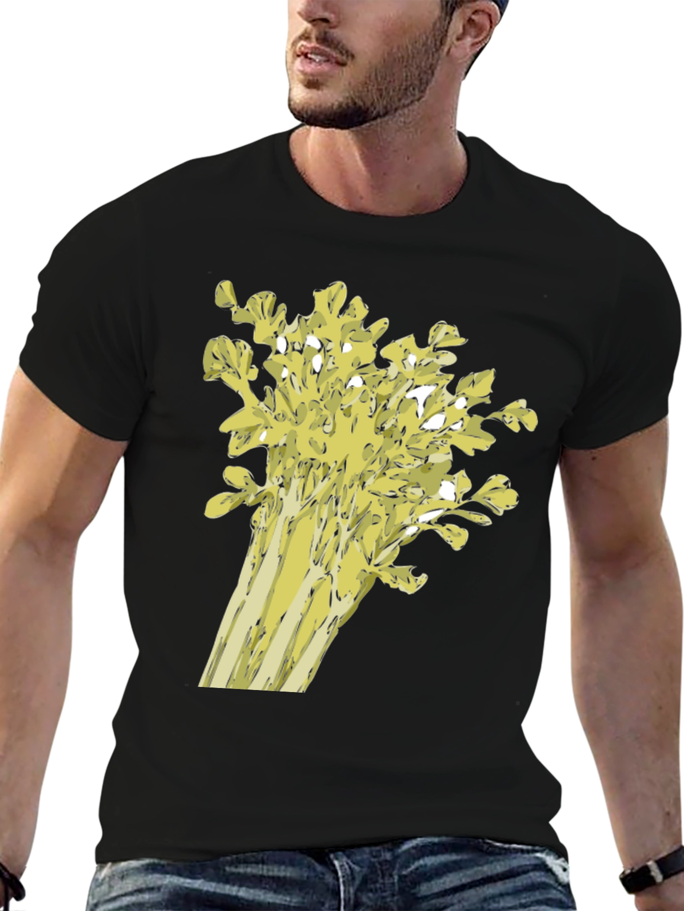 Celery Graphic Tee - Quirky & Fun!