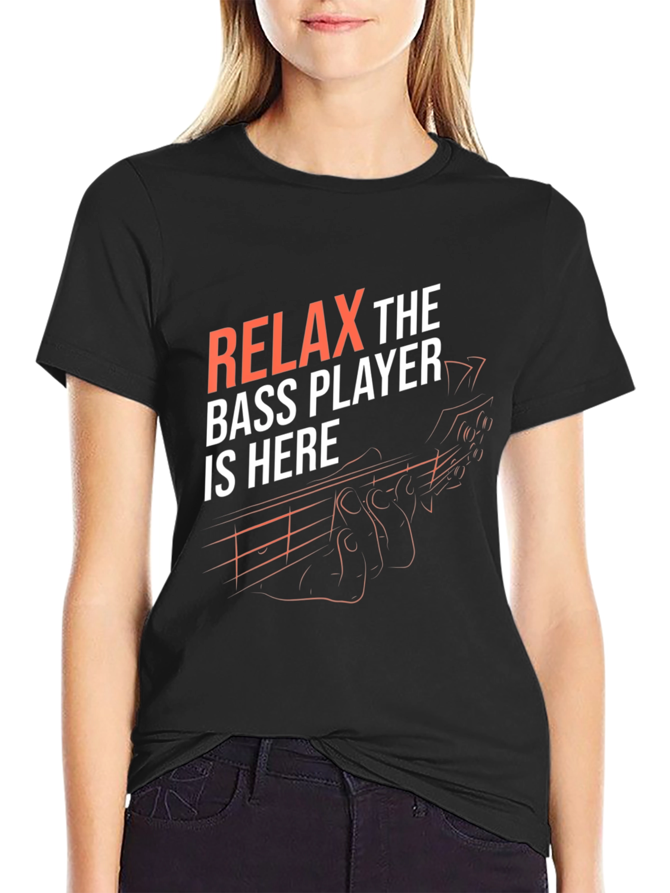 Relax Bass Player Graphic T-Shirt