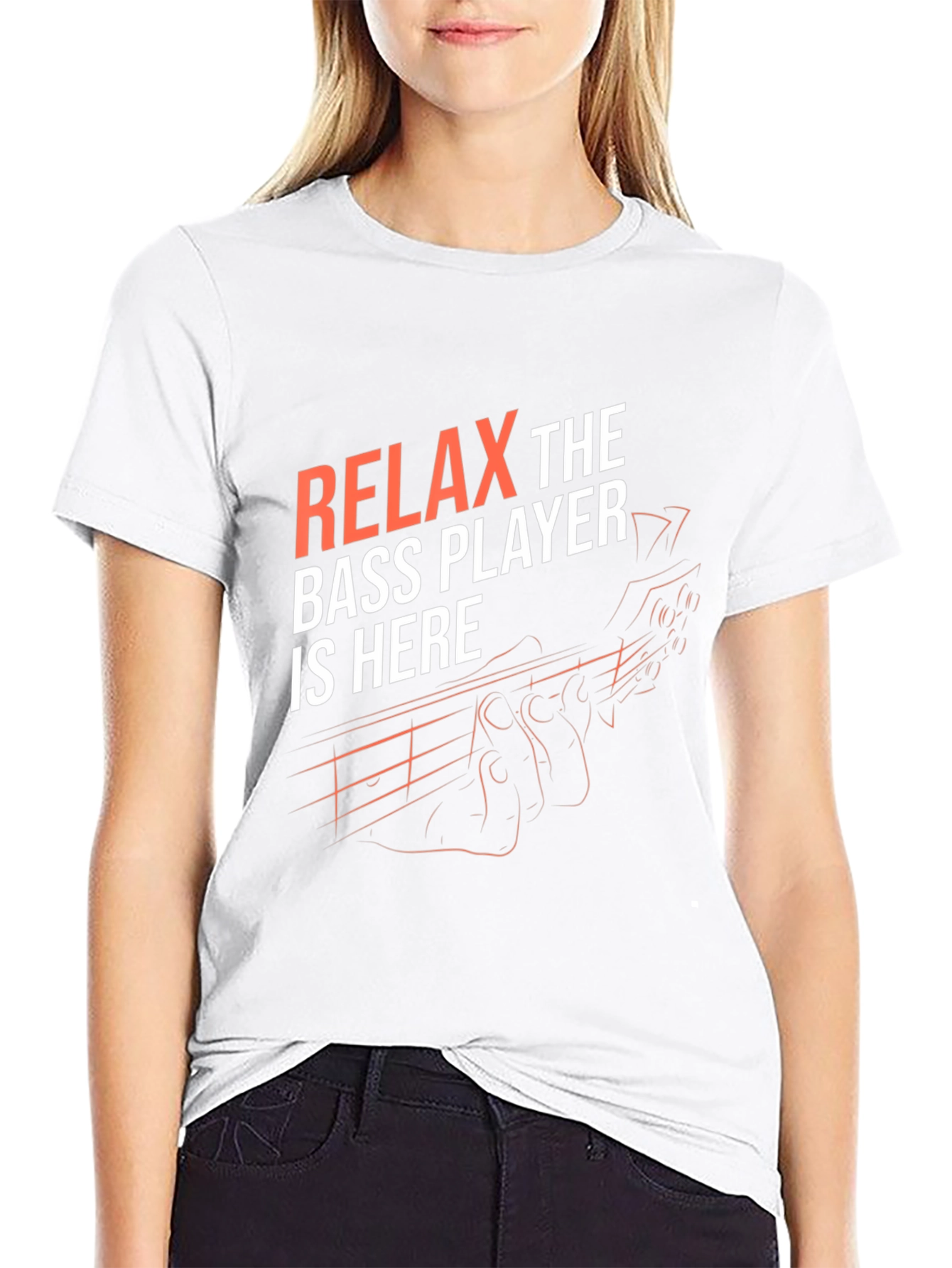 Relax Bass Player Graphic T-Shirt