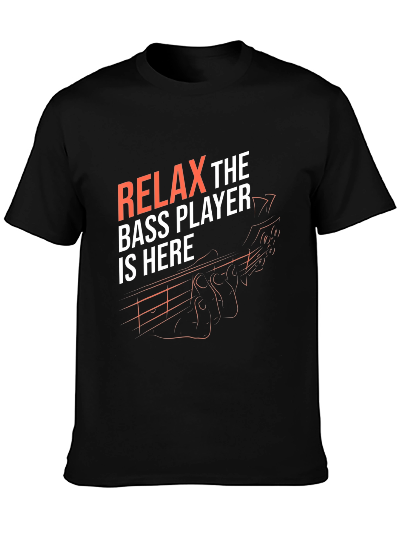 Relax Bass Player Graphic T-Shirt