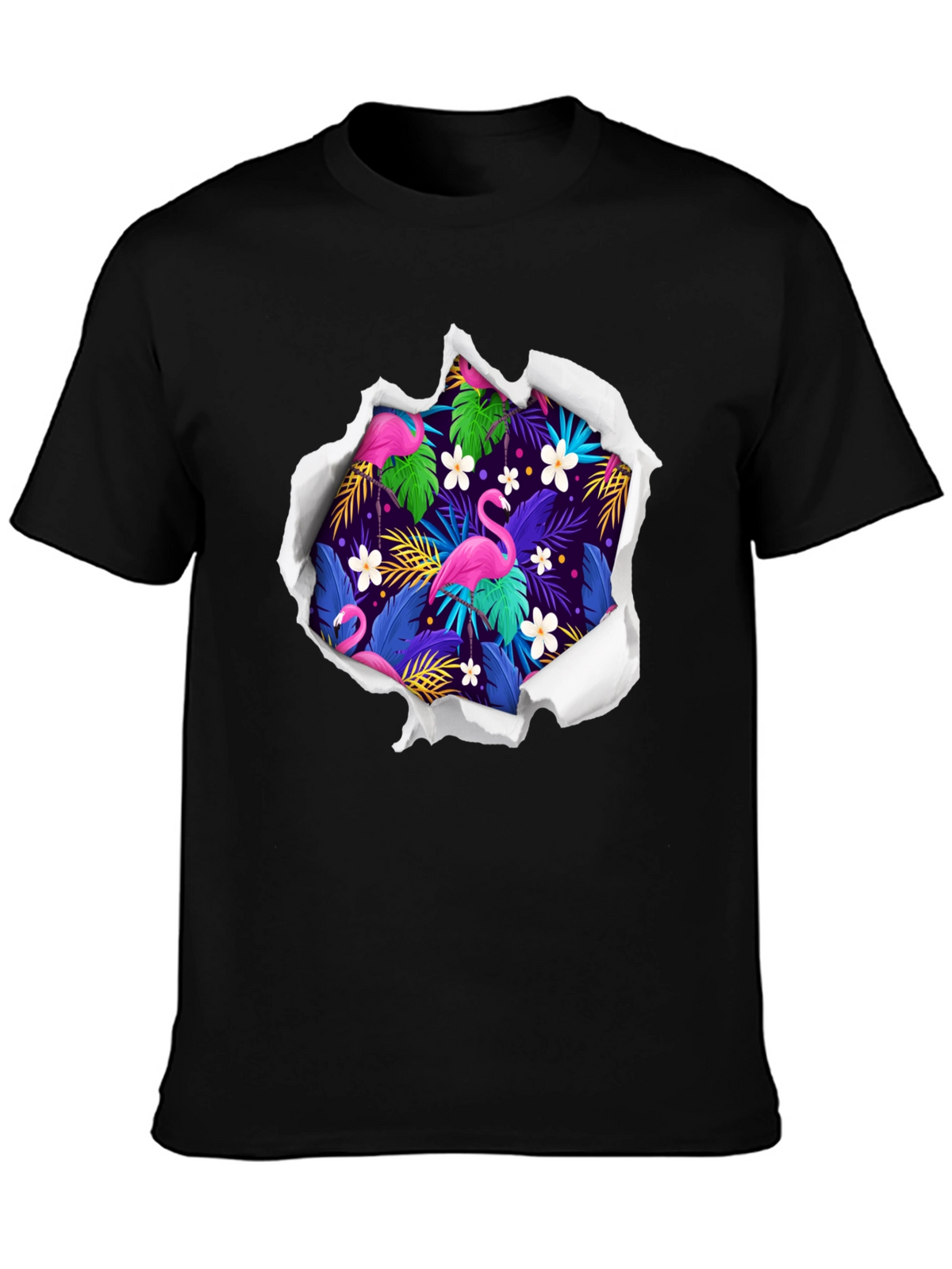 Tropical Flamingo Graphic Tee