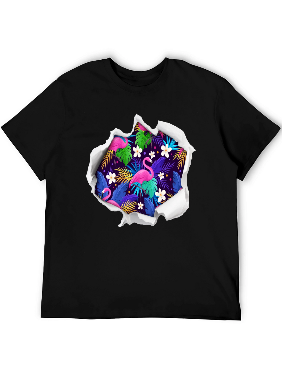 Tropical Flamingo Graphic Tee
